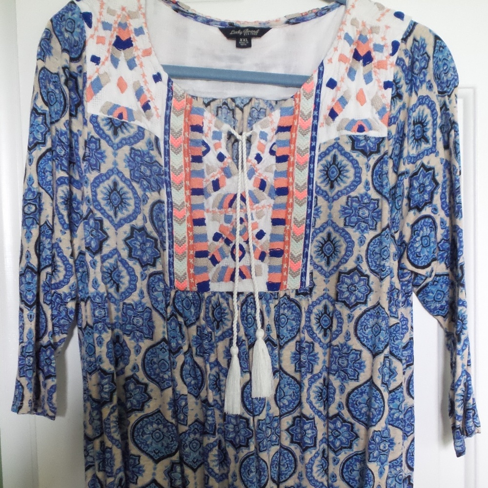 NWT Lucky Brand Top Sixe XXL